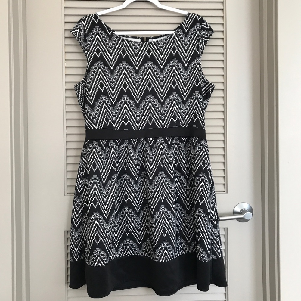 Fit and Flare Mini Dress Plus Size XXL